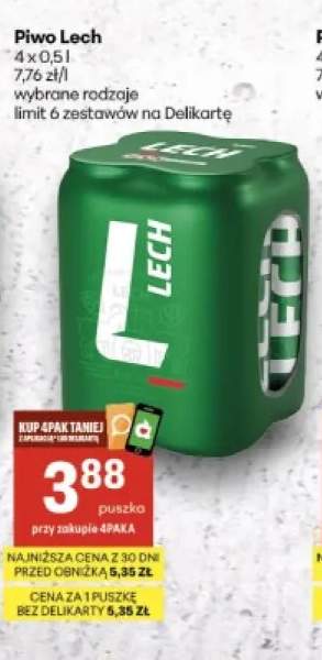 Piwo Lech Premium 4-pak 500 ml