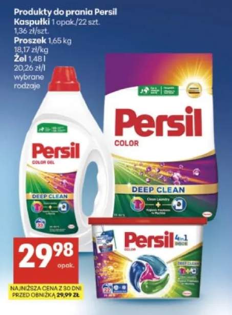 Kapsułki do prania Persil Color 4in1 Discs +2 warianty