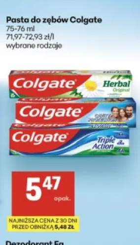 Pasta do zębów Colgate
