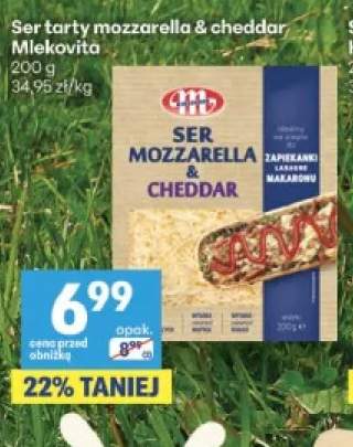 Ser tarty mozzarella & cheddar Mlekovita