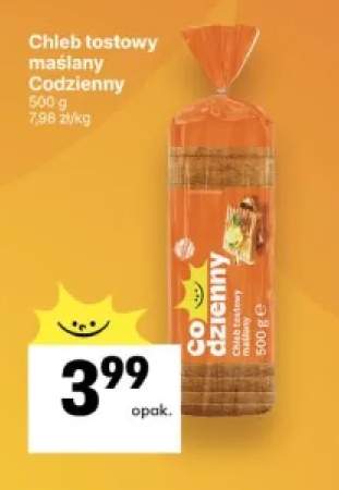 Chleb tostowy maślany Codzienny