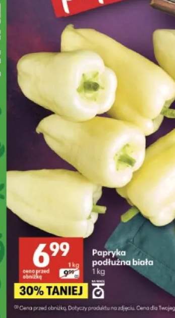 Papryka podłużna biała