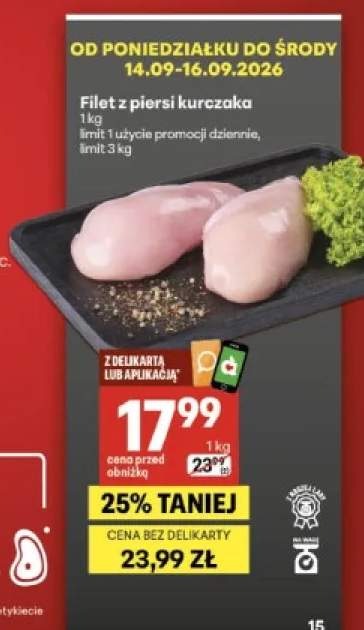 Filet z piersi kurczaka