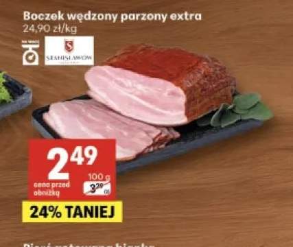 Boczek wędzony parzony extra Stanisławów