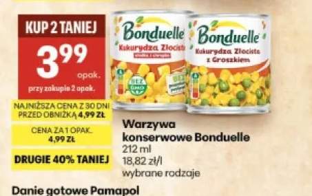 Warzywa konserwowe Bonduelle Kukurydza Złocista +1 wariant