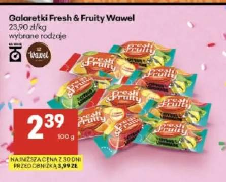 Galaretki Fresh & Fruity Wawel