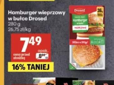 Hamburger wieprzowy w bułce Drosed