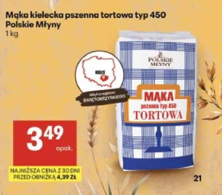 Mąka kielecka pszenna tortowa typ 450 Polskie Młyny