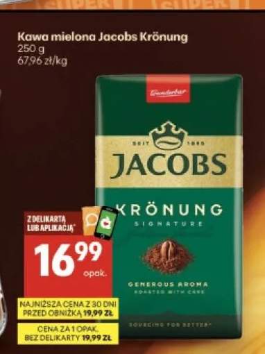 Kawa mielona Jacobs Krönung