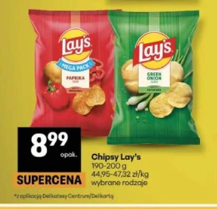 Chipsy Lay's Paprika +1 wariant
