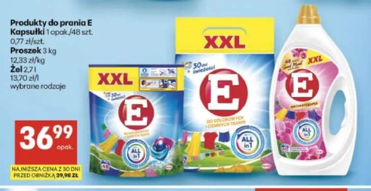 Kapsułki do prania E +2 warianty