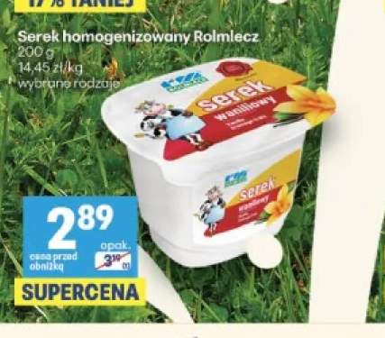 Serek homogenizowany waniliowy Rolmlecz