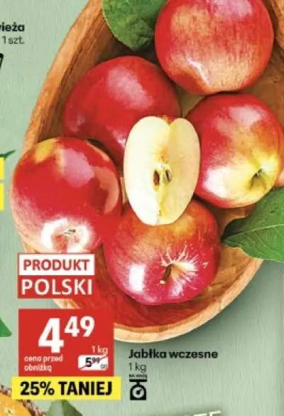 Jabłka wczesne polskie
