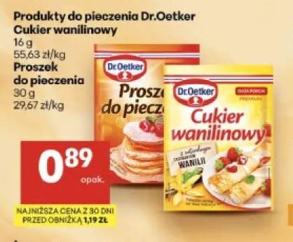Cukier wanilinowy Dr.Oetker +1 wariant