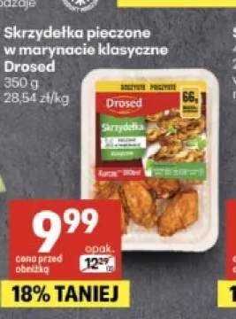 Skrzydełka pieczone w marynacie klasyczne Drosed
