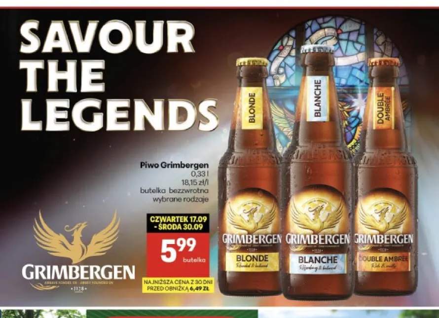 Piwo Grimbergen Blonde +2 warianty