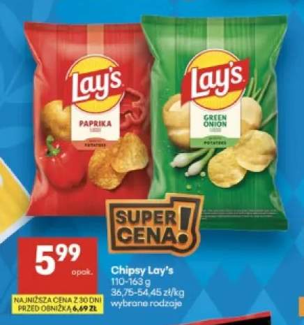 Chipsy Lay's Paprika +1 wariant