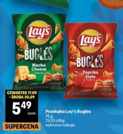 Przekąska Lay's Bugles Nacho Cheese +1 wariant