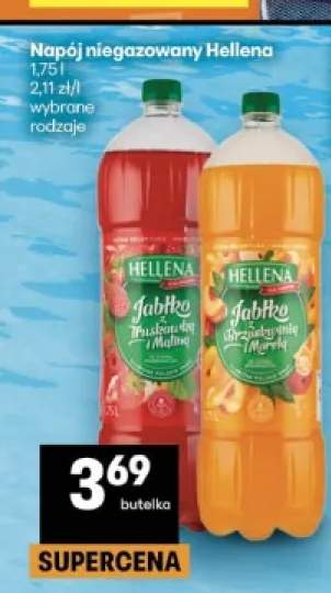 Napój niegazowany Hellena jabłko truskawka malina +1 wariant