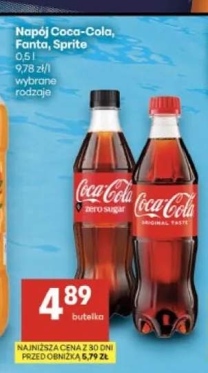 Napój gazowany Coca-Cola zero sugar +3 warianty