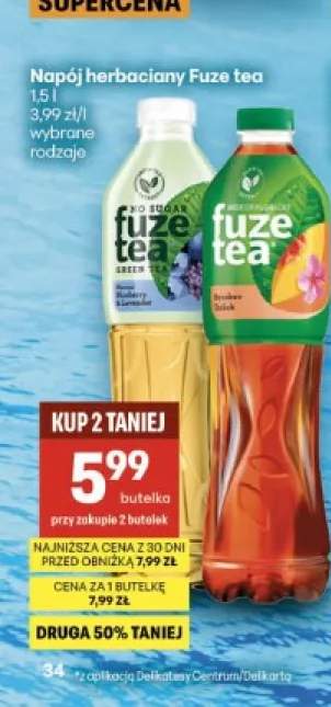 Napój herbaciany Fuze tea Blueberry Lavender +1 wariant