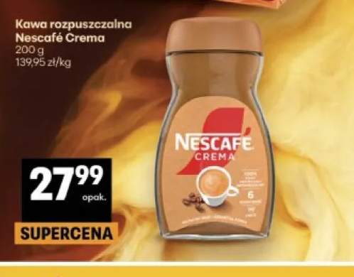 Kawa rozpuszczalna Nescafé Crema