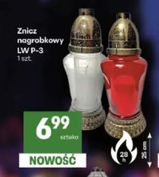 Znicz nagrobkowy Lw P-3