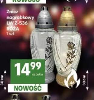 Znicz nagrobkowy Lw Z-536 Róża
