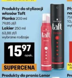 Pianka do stylizacji włosów Taft +1 wariant
