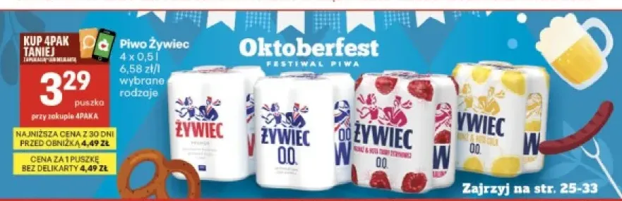 Piwo Żywiec 4-pak