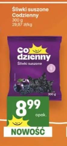 Śliwki suszone Codzienny