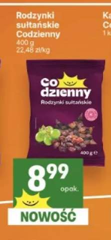 Rodzynki sułtańskie Codzienny