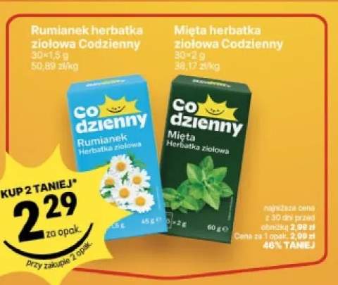 Rumianek herbatka ziołowa Codzienny +1 wariant