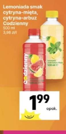 Lemoniada smak cytryna-mięta Codzienny +1 wariant