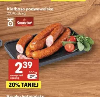 Kiełbasa podwawelska Sokołów