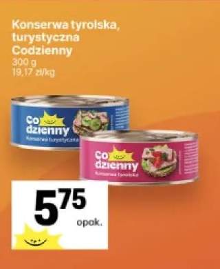 Konserwa tyrolska Codzienny +1 wariant