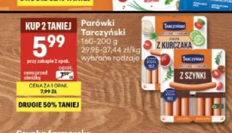 Parówki z fileta z kurczaka Tarczyński +1 wariant