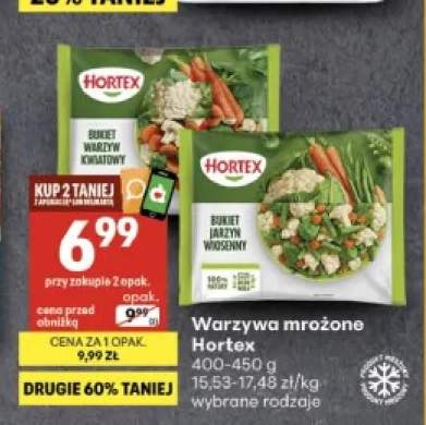 Warzywa mrożone bukiet jarzyn wiosenny Hortex +1 wariant