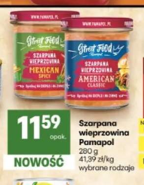 Szarpana wieprzowina Pamapol Mexican Spicy +1 wariant