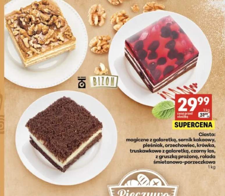 Ciasto magiczne z galaretką Bizon +8 wariantów