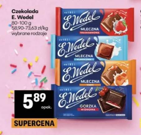 Czekolada mleczna klasyczna +3 warianty