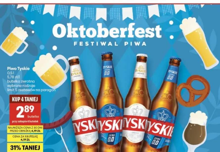 Piwo Tyskie Gronie +1 wariant