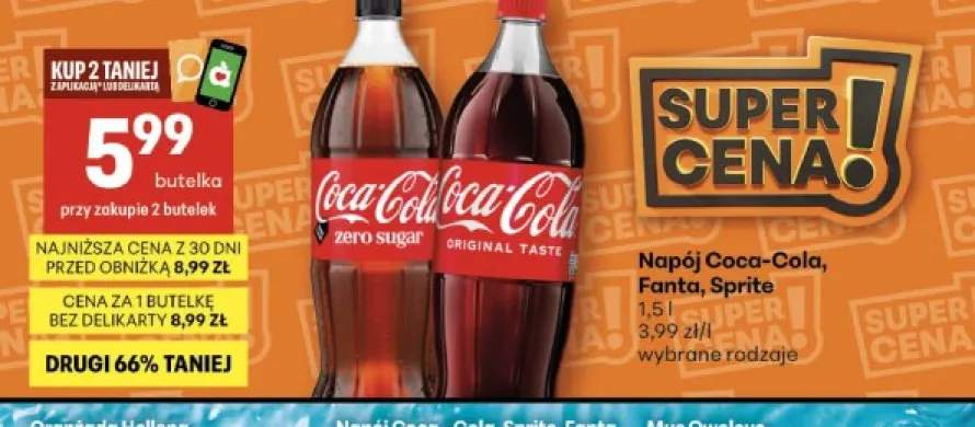Napój gazowany Coca-Cola +2 warianty