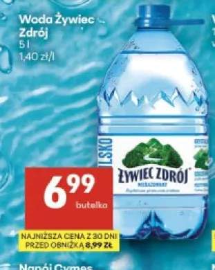Woda niegazowana Żywiec Zdrój