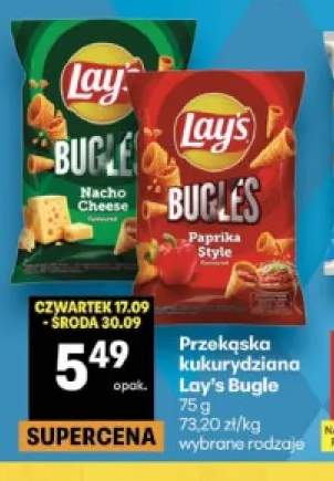 Przekąska kukurydziana Lay's Bugles Nacho Cheese +1 wariant