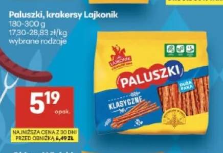 Krakersy Lajkonik +1 wariant