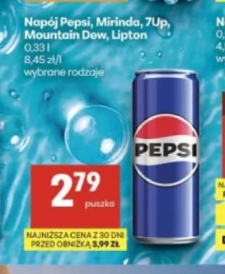 Napój gazowany Pepsi +4 warianty