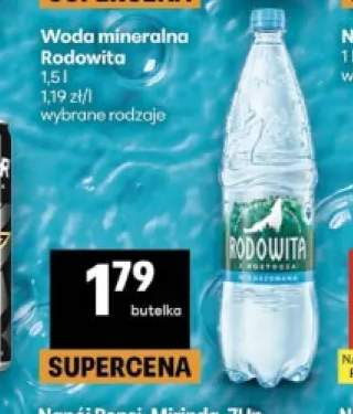 Woda mineralna Rodowita