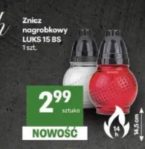 Znicz nagrobkowy Luks 15 Bs