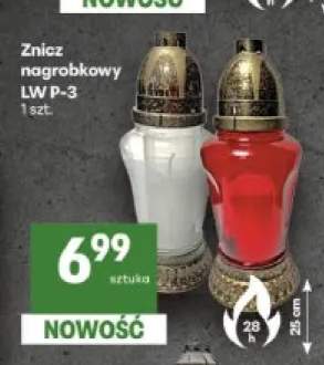 Znicz nagrobkowy Lw P-3